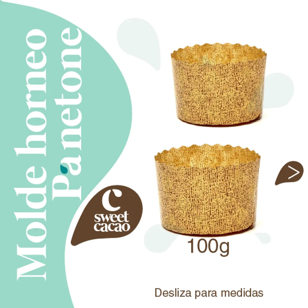 Molde Panetone 100g x 100unid