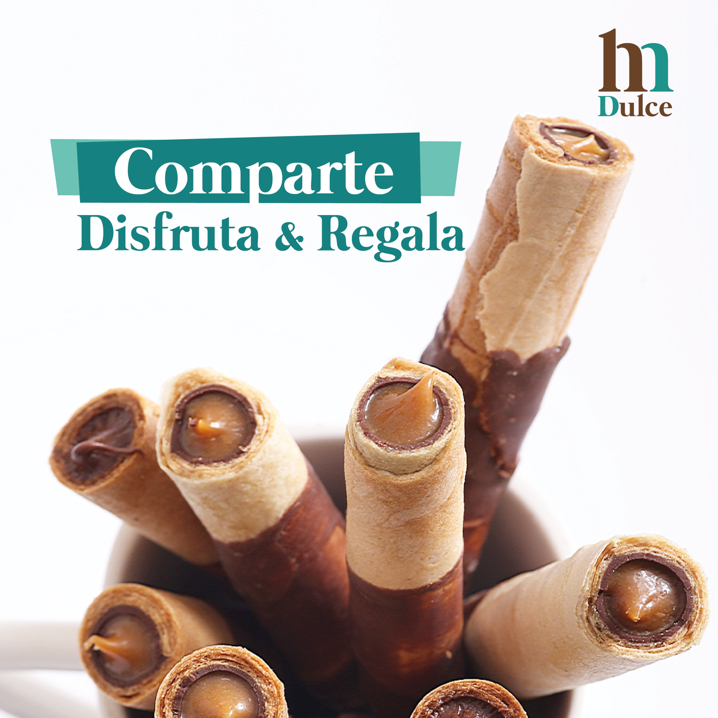 Caja 25 Barquillos Rellenos Surtida