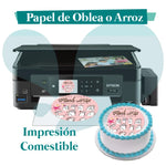 Impresión de Oblea o Arroz